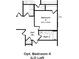 Optional floor plan featuring a bedroom instead of a loft at 111 Cadbury Loop, Summerville, SC 29486