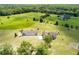 Overhead view highlighting sprawling green lawn and tranquil, secluded location at 1111 Sandy Springs Circle, Walterboro, SC 29488