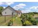 Landscaped garden with raised beds, flourishing plants, and a backyard view at 1111 Sandy Springs Circle, Walterboro, SC 29488