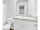 Well-lit bathroom featuring vanity, toilet, and shower at 113 Cozy Nest Way, Summerville, SC 29483