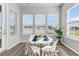 Bright breakfast nook with views and stylish decor at 1213 Locals St, Summerville, SC 29485