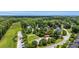 A scenic aerial view showcasing the community pool and surrounding lush greenery in this desirable neighborhood at 1228 Walleye Cor, Charleston, SC 29414