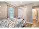 Comfortable bedroom featuring a window with natural light and a closet with bifold doors at 125 Sumners Aly, Summerville, SC 29485