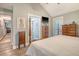 Well-appointed main bedroom featuring vaulted ceilings and wood look flooring at 125 Sumners Aly, Summerville, SC 29485