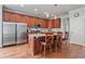 Spacious kitchen with stainless steel appliances, granite countertops, and a large island at 129 Saluda Dr, Moncks Corner, SC 29461