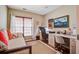 Well-lit home office includes a daybed and dual desks at 129 Schooner Bend Ave, Summerville, SC 29486