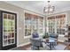 Inviting sun room filled with natural light, comfortable seating, and outdoor access at 1311 Royal Links Dr, Mount Pleasant, SC 29466