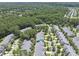 Beautiful aerial view of the neighborhood, showcasing lush trees, manicured lawns, and the charming townhome community at 132 Fresh Meadow Ln, Mount Pleasant, SC 29466