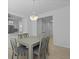 Dining room featuring chandelier and view into the kitchen at 132 Fresh Meadow Ln, Mount Pleasant, SC 29466