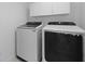 Modern laundry room featuring a new Samsung washer and dryer at 132 Fresh Meadow Ln, Mount Pleasant, SC 29466