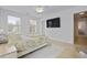 Bright bedroom with hardwood floors, and neutral decor at 132 Fresh Meadow Ln, Mount Pleasant, SC 29466