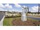 The Meridian community entrance sign is surrounded by landscaping and white fencing, inviting you to explore the homes within at 142 Airy Dr, Summerville, SC 29486