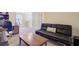 Upstairs loft, with a comfy black leather futon at 142 Airy Dr, Summerville, SC 29486