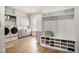 Well-organized laundry room with washer/dryer, cabinets, and mudroom style storage at 1491 Tomato Farm Cir, Mount Pleasant, SC 29464