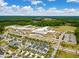 Aerial view of a neighborhood and school offering convenient access to education at 160 Greenbelt Ct, Summerville, SC 29485