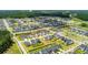 Wide aerial shot showcasing the meticulously planned community, with serene ponds and lush greenery at 160 Greenbelt Ct, Summerville, SC 29485