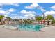 The large community pool offers ample space for swimming and lounging with a nearby shallow area for children at 160 Greenbelt Ct, Summerville, SC 29485