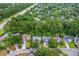 Overhead view of a neighborhood with mature trees, manicured lawns, and well-spaced homes at 1972 Gray Battery Ct, Mount Pleasant, SC 29464