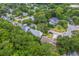 This aerial view showcases a quiet neighborhood filled with mature trees and well-maintained homes at 1972 Gray Battery Ct, Mount Pleasant, SC 29464