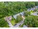 An aerial view displays tree lined streets and sidewalks, as well as well maintained landscaping in this lovely neighborhood at 1972 Gray Battery Ct, Mount Pleasant, SC 29464