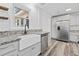 Bright kitchen featuring granite countertops and modern appliances at 207 Terry Ave, Summerville, SC 29485