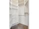 Organized walk-in closet with shelving at 2244 Ashley Crossing Dr # 1125, Charleston, SC 29414