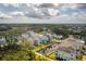Beautiful aerial view of coastal homes overlooking a marsh, waterway and landscaping in a well planned community at 2313 Bucktail Ct, Mount Pleasant, SC 29466