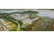 Expansive aerial view of the community showcases its desirable location and proximity to the beautiful surrounding waterways at 2313 Bucktail Ct, Mount Pleasant, SC 29466