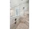 Luxurious bathroom features an elegant glass shower with tiled walls and built in bench at 2313 Bucktail Ct, Mount Pleasant, SC 29466