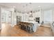 Spacious kitchen with a large island, stainless steel appliances, and modern finishes at 2313 Bucktail Ct, Mount Pleasant, SC 29466