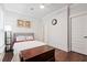 Cozy bedroom with neutral tones, ceiling fan, and hardwood flooring at 2331 Brinkley Rd, Johns Island, SC 29455