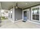 Charming front porch with a decorative door, offering a welcoming entrance to the home at 2331 Brinkley Rd, Johns Island, SC 29455