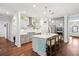 Spacious kitchen with stainless steel appliances, a central island, and ample counter space at 2331 Brinkley Rd, Johns Island, SC 29455