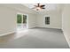 Bedroom features recessed lighting, ceiling fan, and sliding glass doors to deck at 2494 Cape Rd, Johns Island, SC 29455