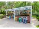 Poolside bar featuring covered area, bar seating, countertop, ceiling fans, and ample countertop space at 2494 Cape Rd, Johns Island, SC 29455