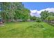 Expansive backyard with lush green grass and scattered trees, offering a serene outdoor space at 2538 Wayne Scott Ct, Charleston, SC 29414