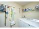 Bright laundry area featuring a new white washer and dryer set for convenient chores at 2601 Riverridge Ct # A, Moncks Corner, SC 29461