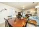 Open-concept living room with comfortable seating and a dining area at 2601 Riverridge Ct # A, Moncks Corner, SC 29461