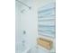 Bathroom featuring a shower with white subway tile, and tasteful wall art at 3002 Waterway Blvd, Isle of Palms, SC 29451