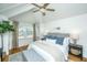 Beautiful bedroom featuring a ceiling fan, a king bed and plenty of natural light at 3002 Waterway Blvd, Isle of Palms, SC 29451