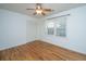 Bright bedroom features hardwood floors, a window, and a closet for storage at 3002 Waterway Blvd, Isle of Palms, SC 29451
