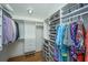 Organized walk-in closet with shelves and rods for ample storage at 3002 Waterway Blvd, Isle of Palms, SC 29451
