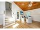 Sitting room with hardwood floors, plenty of natural light and TV for entertaining at 3002 Waterway Blvd, Isle of Palms, SC 29451