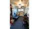Spare bedroom with dark blue carpeting and ceiling fan at 320 Morrison Street, Mount Pleasant, SC 29464