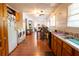 Galley style kitchen leading to the breakfast area at 320 Morrison Street, Mount Pleasant, SC 29464