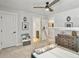 Bright bedroom with unique, modern bed frame and plenty of natural light, creating a fun, airy space at 360 Parish Farms Dr, Summerville, SC 29486