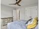 Bedroom features neutral tones, a ceiling fan, and a chest of drawers for ample storage at 360 Parish Farms Dr, Summerville, SC 29486