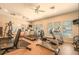 The community gym is complete with weight and cardio machines, and mirrored walls at 400 Bucksley Ln # 301, Charleston, SC 29492