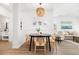 Cozy dining area featuring modern furnishings, decorative lighting, and artwork at 400 Bucksley Ln # 301, Charleston, SC 29492