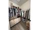 Spacious walk-in closet with ample storage, shelving, and organized compartments for clothes and shoes at 400 Bucksley Ln # 301, Charleston, SC 29492